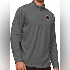 NWT Men's Toronto Raptors Charcoal Epic ¼ Zip Pullover Size Small